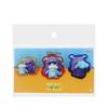 Stationery Whippi Rappi Goods Set of S3626458 Sun-Star & Clips, 3, Acrylic, Blue,