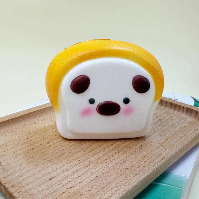 Сенсорная игрушка из влажного мягкого скрученного теста, имитация хлеба, сжимаемая игрушка-антистресс для взрослых, для путешествий, снятия стресса