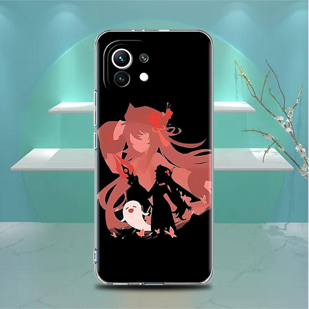 Прозрачный чехол аниме Genshin Impact для Xiaomi Mi Poco X3 NFC M3 Pro F3 F1 11 Lite 12 Note 10 11T 9T, прозрачный чехол для телефона
