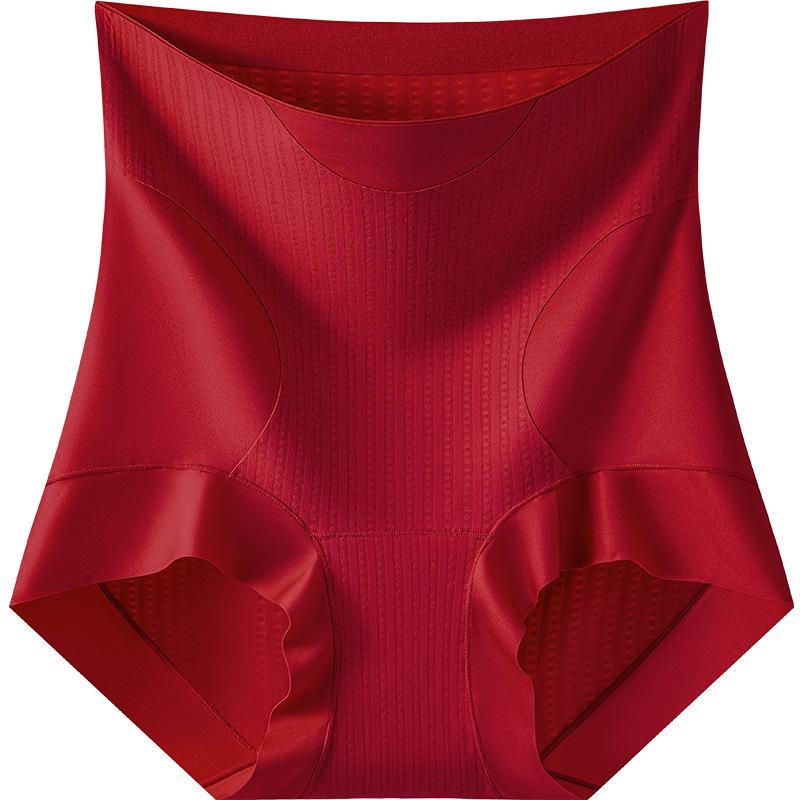 Женские весенние и осенние бесшовные корректирующие трусы с высокой талией для формирования живота, комфортные