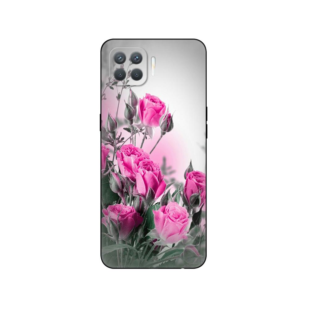 Чехол для Oppo Reno4 Lite, чехол для Oppo Reno4 F, чехол для Oppo F17 Pro, задняя крышка CPH2125 SPH2209 CPH2209 CPH2119 Reno 4 F, черный чехол из ТПУ 6,43 дюйма