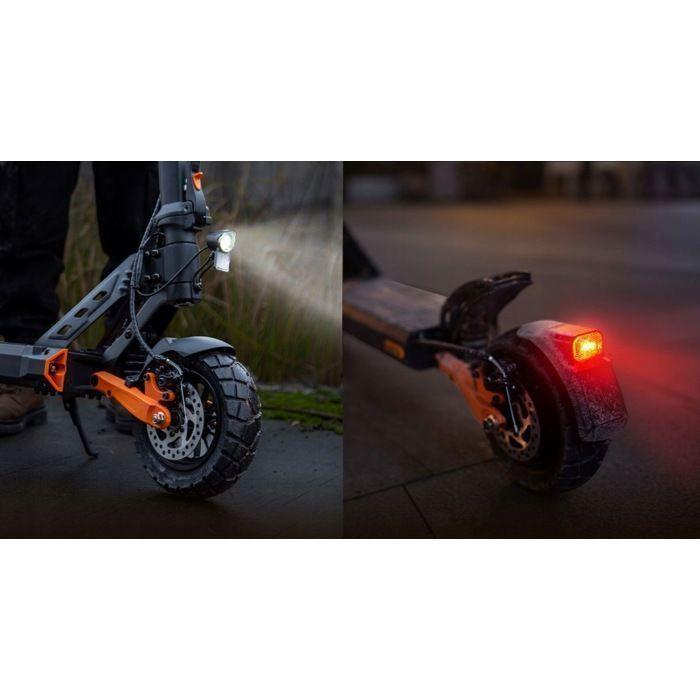 Scooter électrique Kukirin G2 Pro vmp - Roues de 9 pouces - Moteur 500 W -- Batterie 48 V - 15,6 Ah - Vitesse maximale 25 km/h.