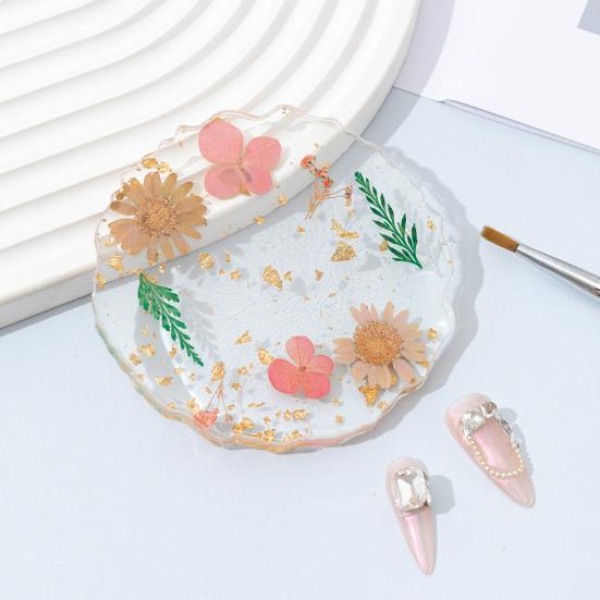 Handmade Resin Coaster Dried Flowers Cup Mat Heat-Resistant Clear Waterproof Table