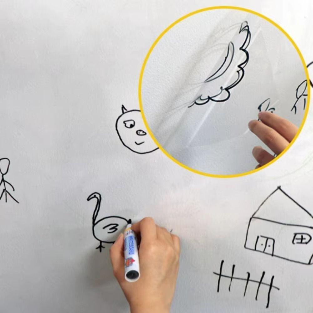 Heat-resisting Wall Protector Film Oil Proof Electrostatic Adhesion Sticker Wall Sticker  Kitchen