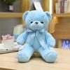 Colorful Ribbon Teddy Bear Plush Toy with Ten Color Options