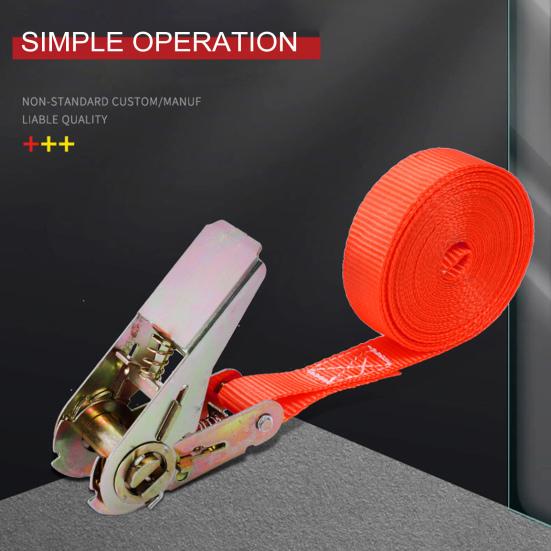 Стяжные ремни с крюком, высокая грузоподъемность, двойной J-образный крюк, широко используемый храповой ремень, крепежные ремни, аксессуары