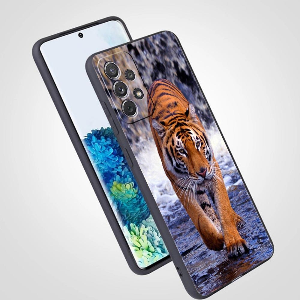 Tiger Leopard Fashion Phone Case For Samsung Galaxy A17 A07 A55 A35 A25 A15 A05 A33 5G A31 A23 A21s A13 A41 A73 A53 A51 A71Cover