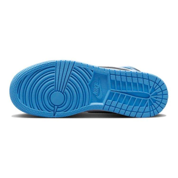 Детские кроссовки Air Jordan 1 Retro High OG GS UNC Toe Blue University-Blue Black FD1437-400
