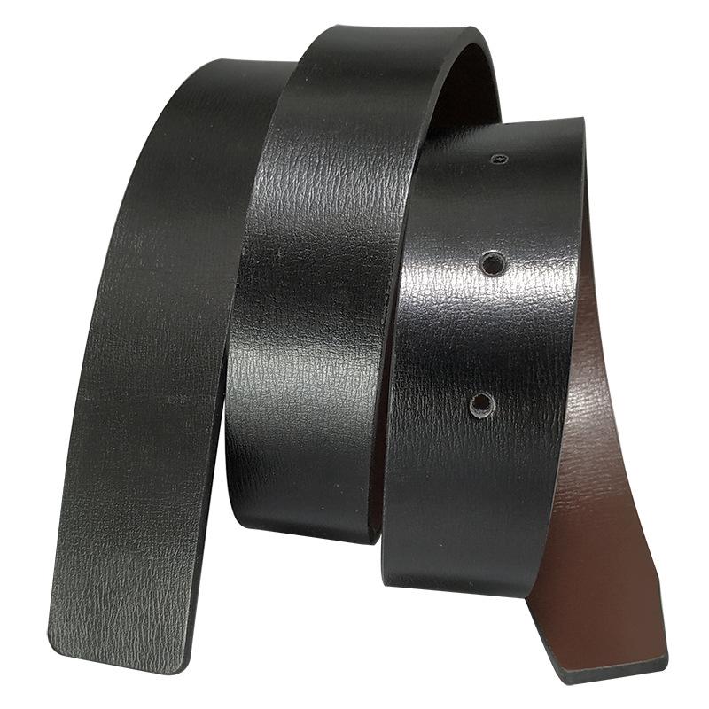 Ремень из натуральной кожи 94-Grain, двухсторонний: 3-дюймовый плоский дизайн с гладкой пряжкой, настраиваемый логотип, горячая распродажа.