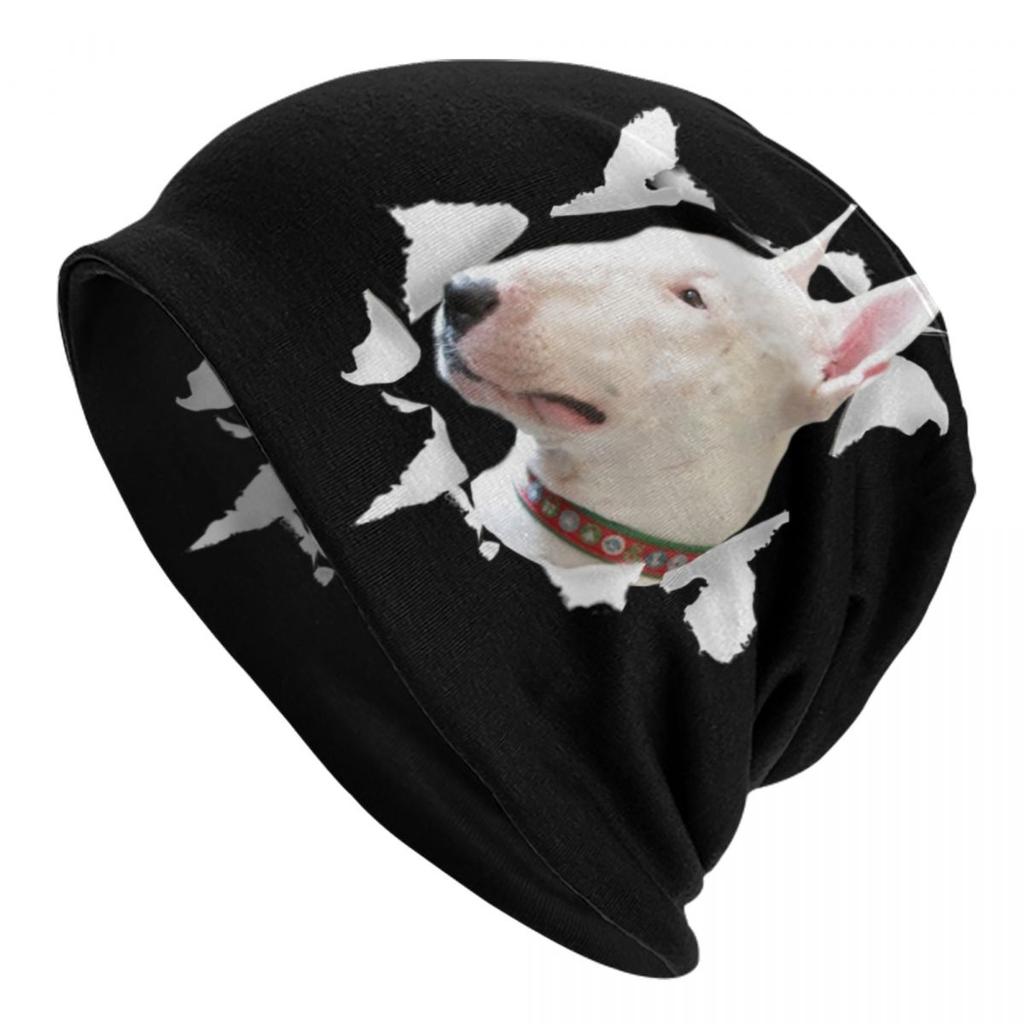 Английские шапки с черепами для бультерьера, уличная зимняя теплая женская вязаная шапка унисекс, шапка с капюшоном для животных, домашних питомцев, щенков
