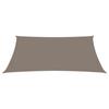 VidaXL Sun Sail Oxford Fabric Rectangular 3x4.5 M Taupe