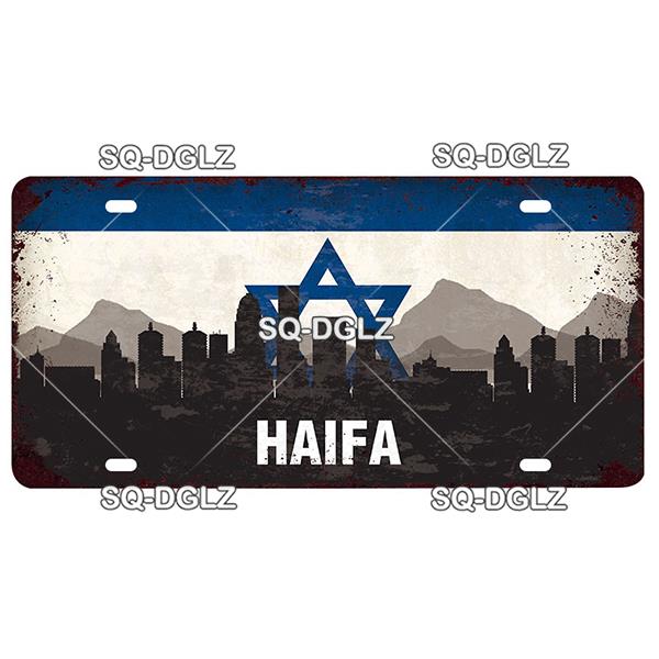 [SQ-DGLZ] Знаменитый городской номерной знак, металлический знак, винтажная табличка, деревенская жестяная вывеска, настенный декор, декор для бара, дорожный постер