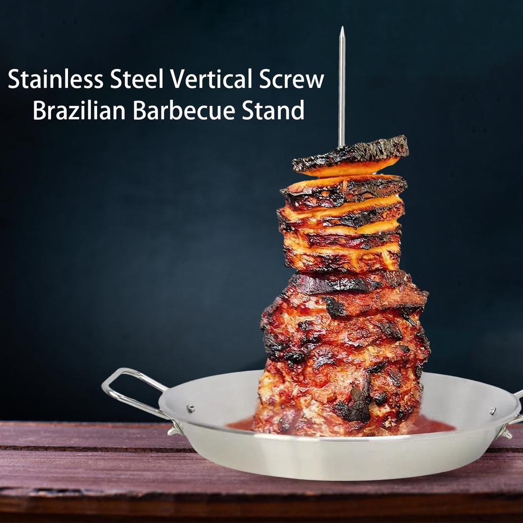 Вертикальный шампур для барбекю Шашлык для гриля Бразильские шампуры для домашнего тако Аль Пастор Шаурма Бразильский чураско из нержавеющей стали