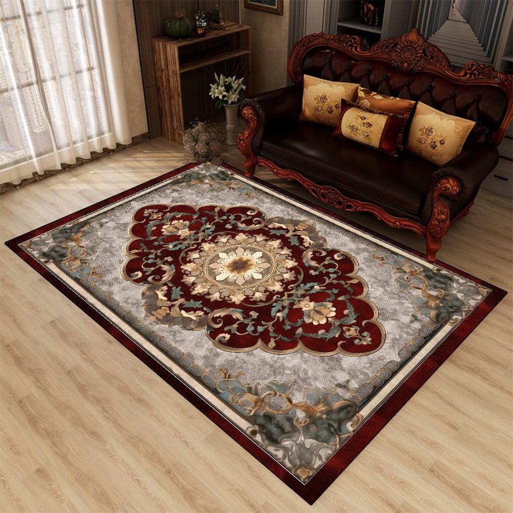 Persian Classical Style CARPET FOR LIVE ROOM Washable Soft Lounge Rug Room Decor Home Mats Easy Clean 160x230 Flannel Office