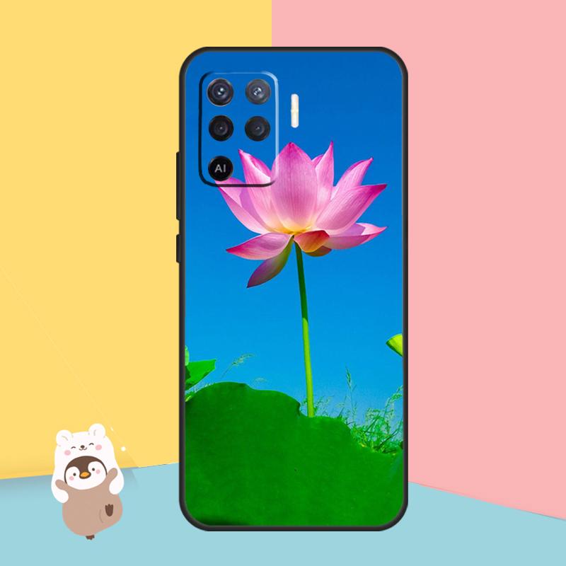 Летний чехол Lotus для OPPO A74 A93 A83 A91 A53S A9 A5 A31 A53 2020 A15 A16 A1K A52 A72 A94 A54, чехол