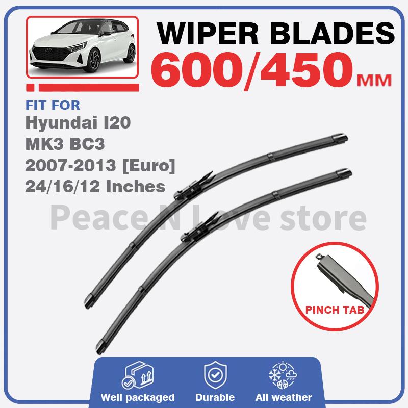 For Hyundai I20 I20 N MK3 BC3 Euro 2020 2021 2022 2023 N Line Front Rear Wiper Blades Windshield Back Windscreen Car Accessories