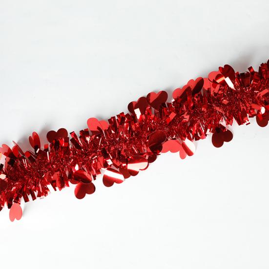 Гирлянда на День святого Валентина, блестящая гирлянда в форме сердца, романтическая подвесная гирлянда для украшения домашних вечеринок