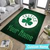 Custom NameBoston Sports Icons Carpet, Indoor Rug, Chair Rug, Living Rooms, Doormat Made From Polyester Home Decor Birthday Christmas Gifts