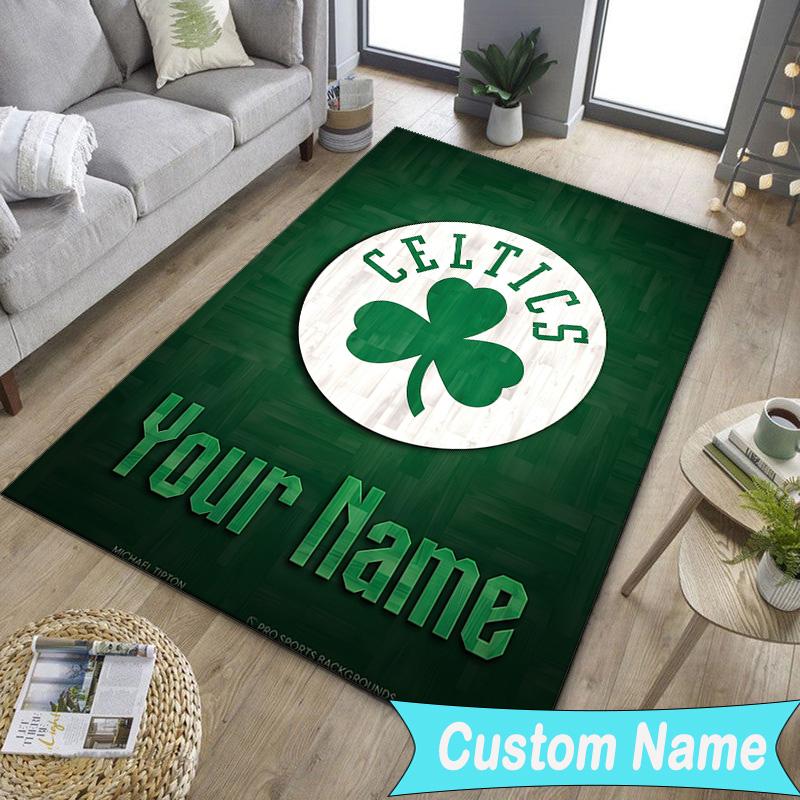 Custom NameBoston Sports Icons Carpet, Indoor Rug, Chair Rug, Living Rooms, Doormat Made From Polyester Home Decor Birthday Christmas Gifts