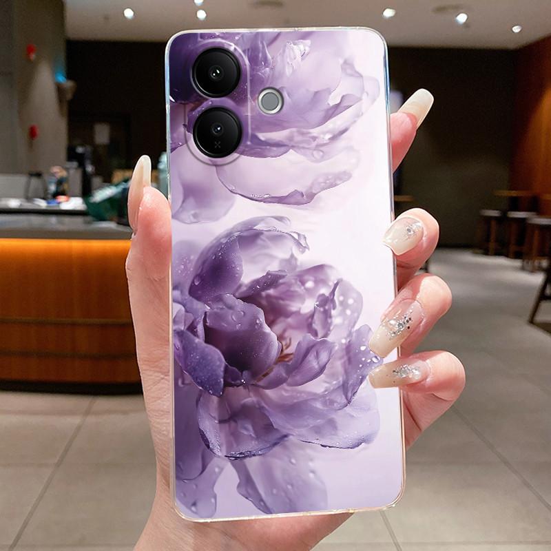 Чехол Для Vivo V60 Lite Эстетичный Роскошный Дракон Милый Крутой Мальчики Девочки Мягкий силикон Чехол для телефона Задняя крышка Прозрачный ТПУ Оболочка