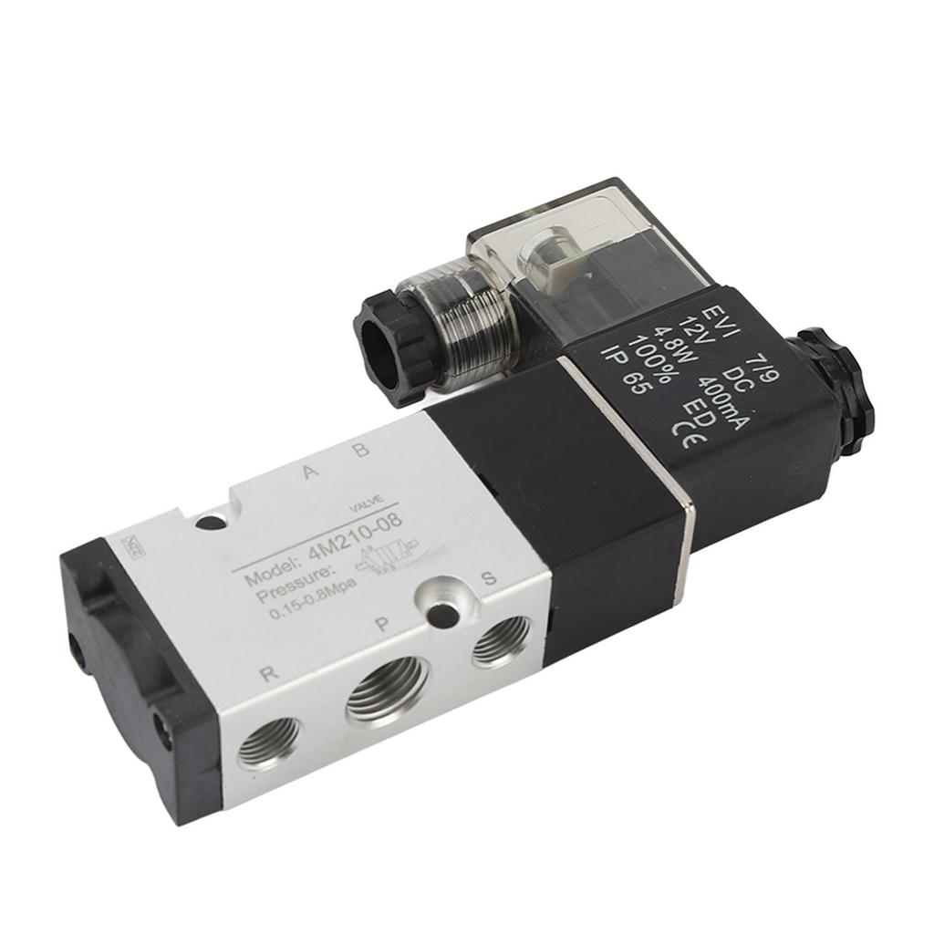 Пневматический электромагнитный клапан 4M210 08 1/8 дюйма резьба NPT Пневматический клапан управления воздухом Электромагнитный клапан DC12V