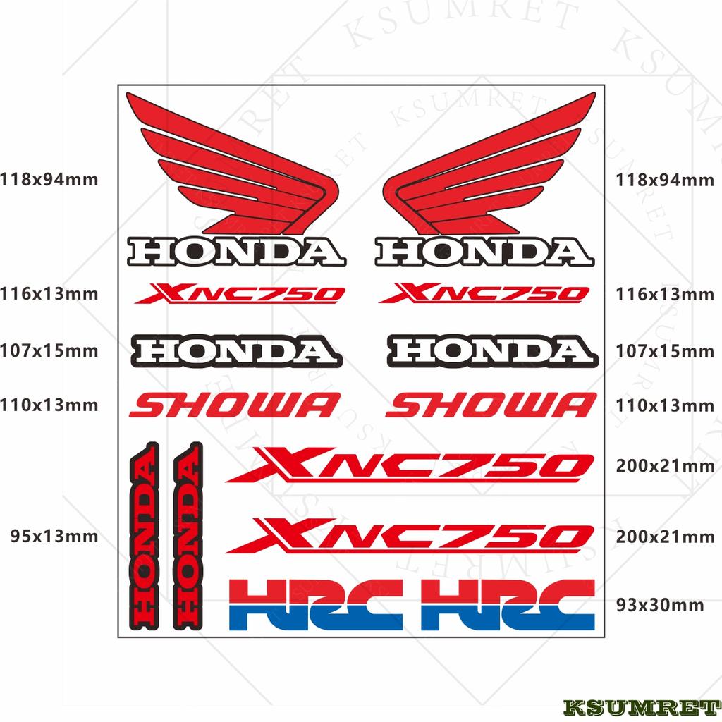 CKU5 For Honda Motorcycle Stickers NC750X Logo Decal Waterproof