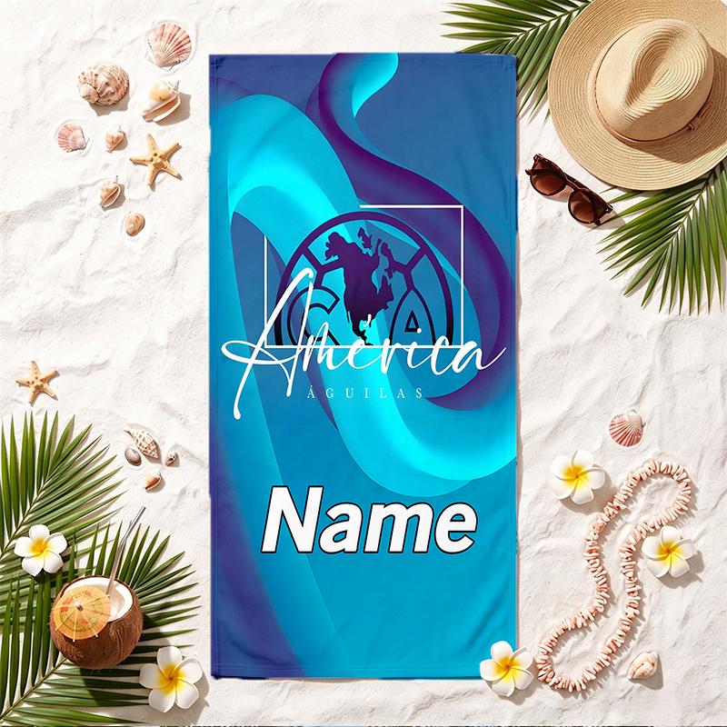 Club America Soft Beach Towel Stylish Beach Pool Towel for Summer Seaside Vacation Travel