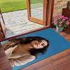 Anti‑Slip Crystal Velvet Floor Rug, Selena Gomez Design Carpet for Indoor Living Bedroom Home Decoration