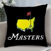 Подушка с принтом Masters Golf, коротковорсовая наволочка, декоративная наволочка для дивана, подарок для дома, двусторонняя наволочка для подушки