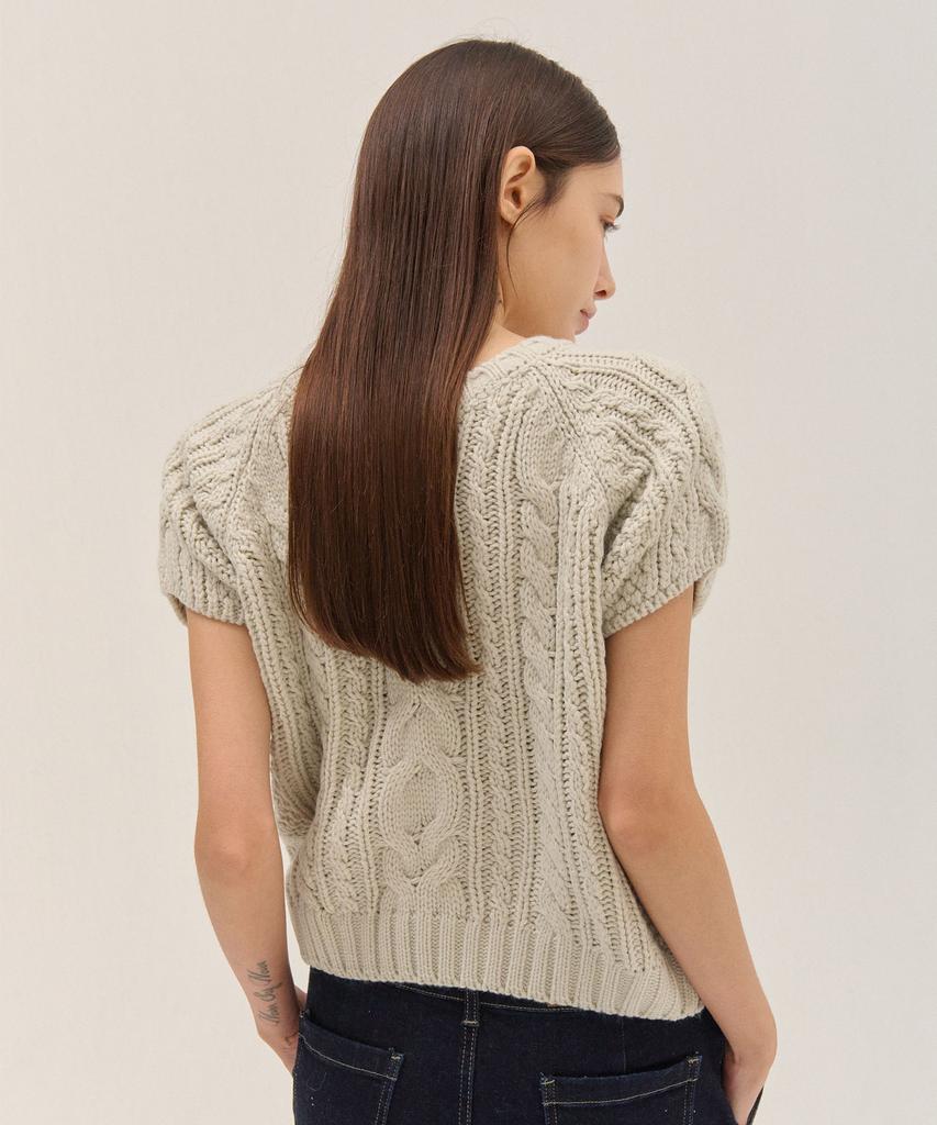 Свитер с косами Peullobeu Cozy Layerd Knit_3 цвета