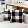 Checkerboard Cushion Cover Hidden Zipper Removable Washable Throw Pillowcase Dustproof Sofa Bed Decor for Living Room Decoration