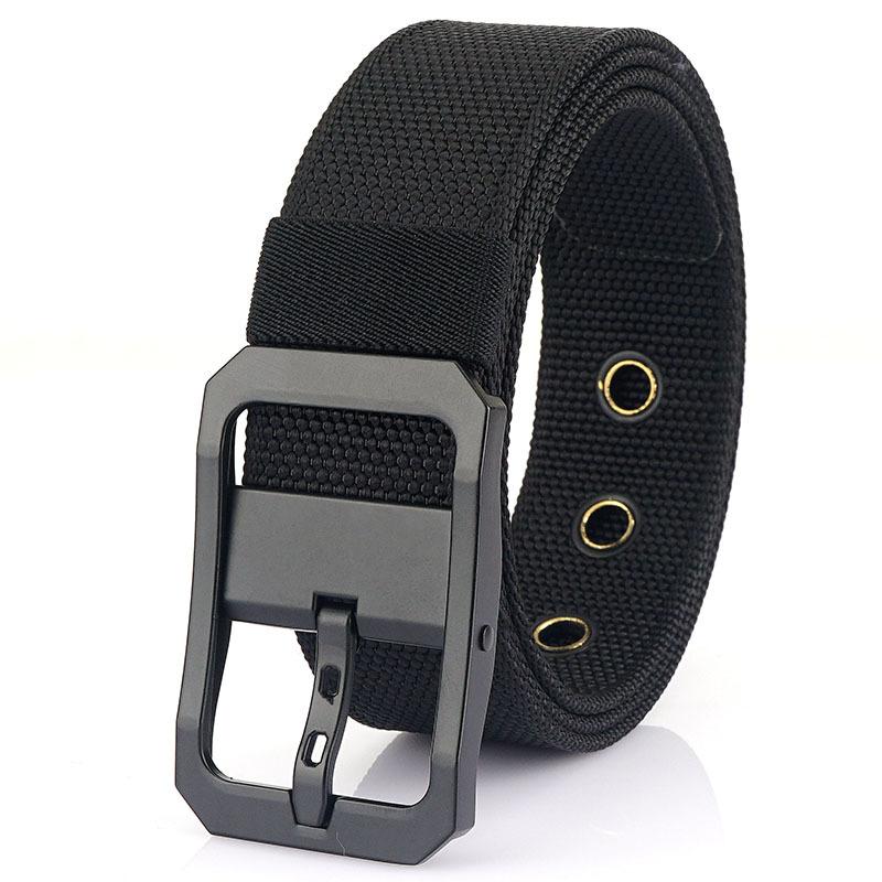 Мужские нейлоновые ремни из парусиновой ткани, тактический ремень, повседневные аксессуары высокого качества, джинсы в стиле милитари, армейский однотонный поясной ремень HB082