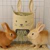 Rabbit-shaped Hanging Hay Bags  for Dutch Pig Hamster Feeding Bag Little Pet Products