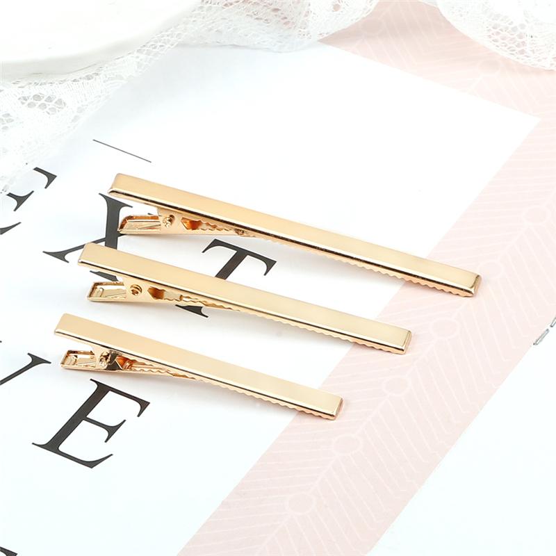 30Pcs/Set Golden Metal Hair Clips 6/7/8cm Basic Hair Pins For Women Hairpins Fashion Hair Accessories Barrette Hairdressing Tool