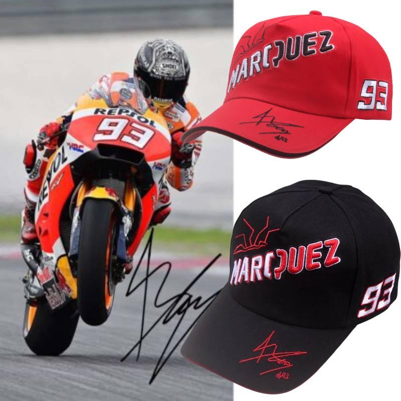 Black And Red Marc Marquez 93 Baseball Cap For Outdoor Sports