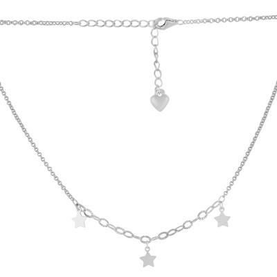 Серебряное колье без камней (2102823)