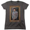 Seinfeld Kramer Portrait Womens T Shirt Charcoal Officially Licensed