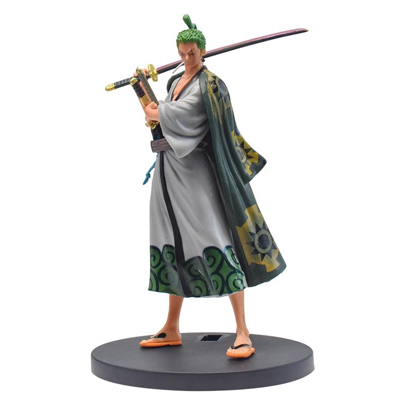 One Piece 17cm Anime Figure Luffy Zoro Chopper Yamato Nami Robin Anime Statue Action Figure Collection Model Kid Toy