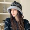 Winter Knit Bucket Hat For Women With Windproof Warmth And Casual Style