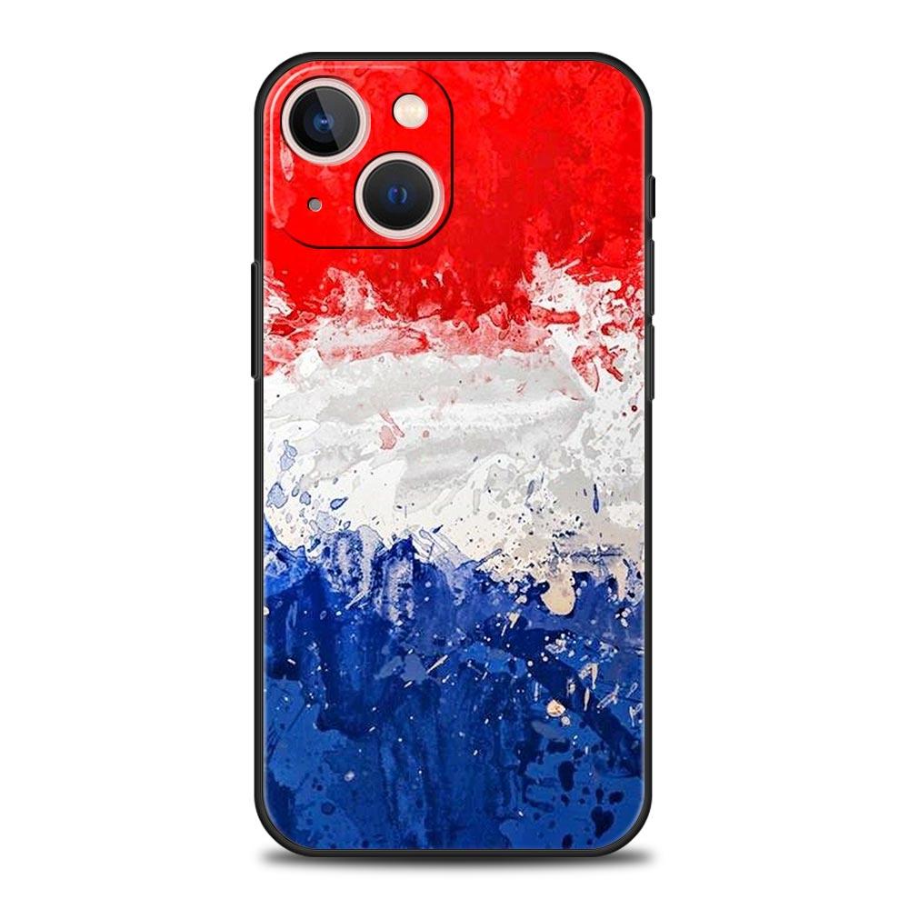 Чехол для телефона iPhone 17 16e 15 14 13 12 11 Pro Max SE 7 8 Plus Оболочка iPhone 16 Мягкий ТПУ Чехол Флаг Нидерландов