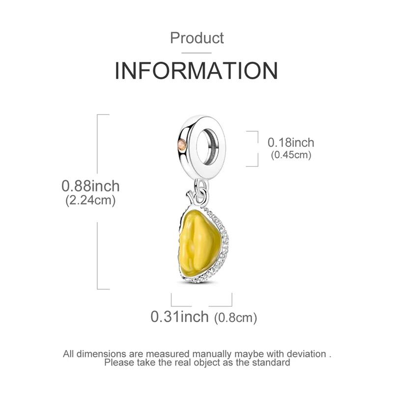 Шармы из стерлингового серебра Подсолнух Путешествие Воздушный шар Глаза дьявола Стрекоза Бабочка Шарм Подходят Оригинальные Подходят Женские Ювелирные Шармы