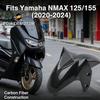 Для мотоцикла Yamaha NMAX Переднее крыло Узор из углеродного волокна Модифицированный 125 155 2020–2024 Скутер Грязезащитный Кожух Защитные Аксессуары