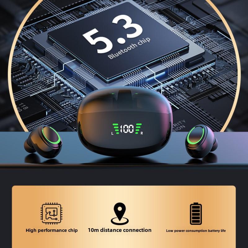 Новая беспроводная Bluetooth-гарнитура Tws Mini с цифровым дисплеем и сверхвысокой выносливостью, внутриканальные спортивные наушники 5.3