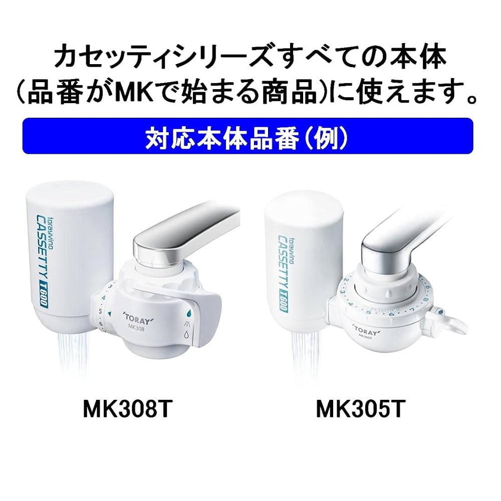 [Limited Edition] Toray Trevino MKCTJ x 3-Pack Cassetti Series Trihalomethane Removal Type