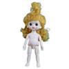 Красивая 1/8 BJD кукла с подвижным шарнирным телом, подвижная голова куклы с волосами, нюдовая 13 шарниров, подарок для куклы