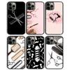 Ножницы парикмахера Щетка Переключатель Чехол для телефона для iPhone 17 Air 16 15 14 13 11 12 Pro Max Plus Корпус Coque