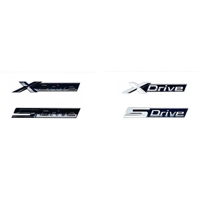 Glossy Black ABS Alphanumeric Badge for BMW E63 E64 F06 F12 F13 G32 - 630i 630d 640i 640d XDrive SDrive - Bright Silver Car Embl