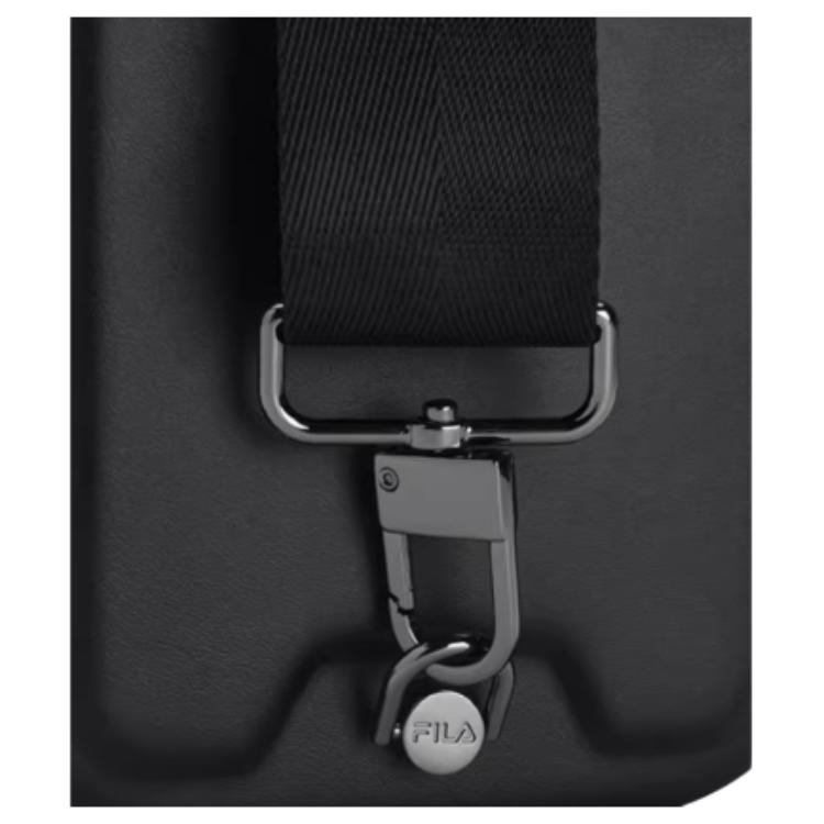 New FILA Polyurethane Sling Bag Mini Unisex Jet Black F13U529133F-BK