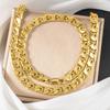 Classic European and American Figaro Tank Chain Geometric Flat Chain Splicing Hale Atmospheric Necklace Bracelet Set 2026