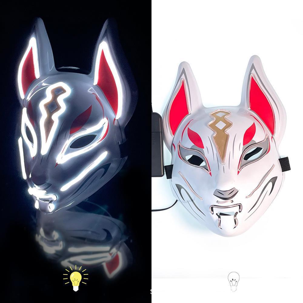 Светящаяся маска на все лицо «Крепость» LED для Хэллоуина
